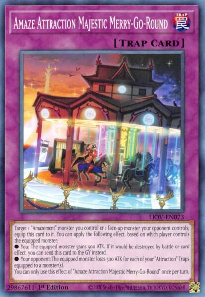 Amaze Attraction Majestic Merry-Go-Round (1st Edition) card image