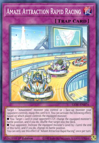 Amaze Attraction Rapid Racing (1st Edition) card image