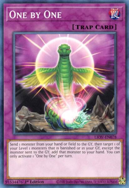 One by One (1st Edition) card image