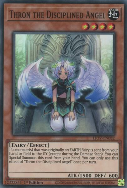 Thron the Disciplined Angel (1st Edition) card image