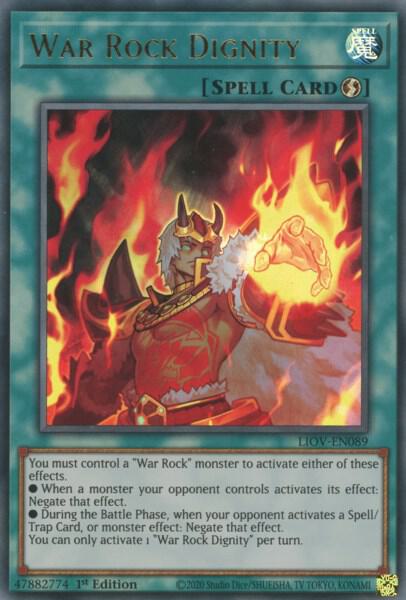 War Rock Dignity (1st Edition) card image
