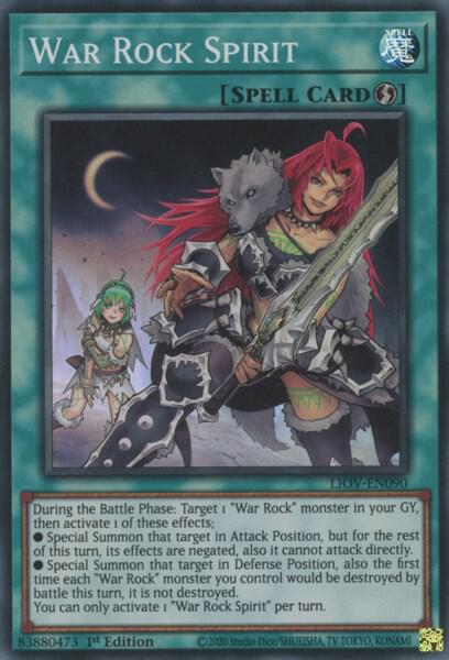 War Rock Spirit (1st Edition) card image