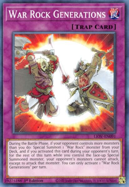 War Rock Generations (1st Edition) card image