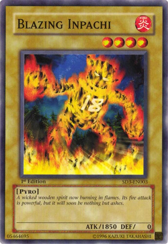 Blazing Inpachi card image