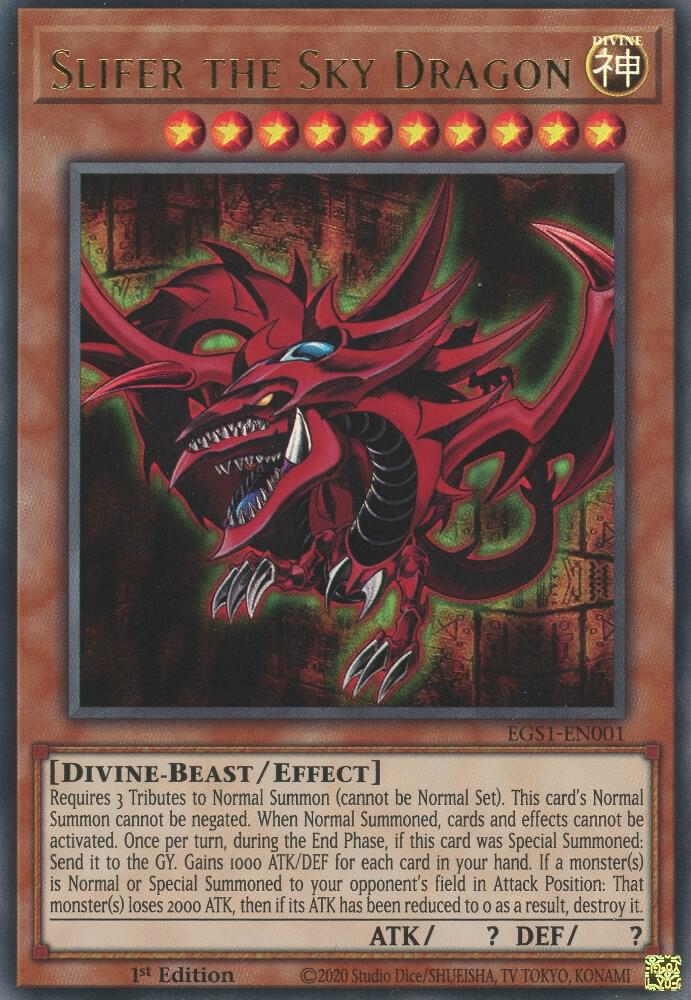 Slifer the Sky Dragon (1st Edition) card image