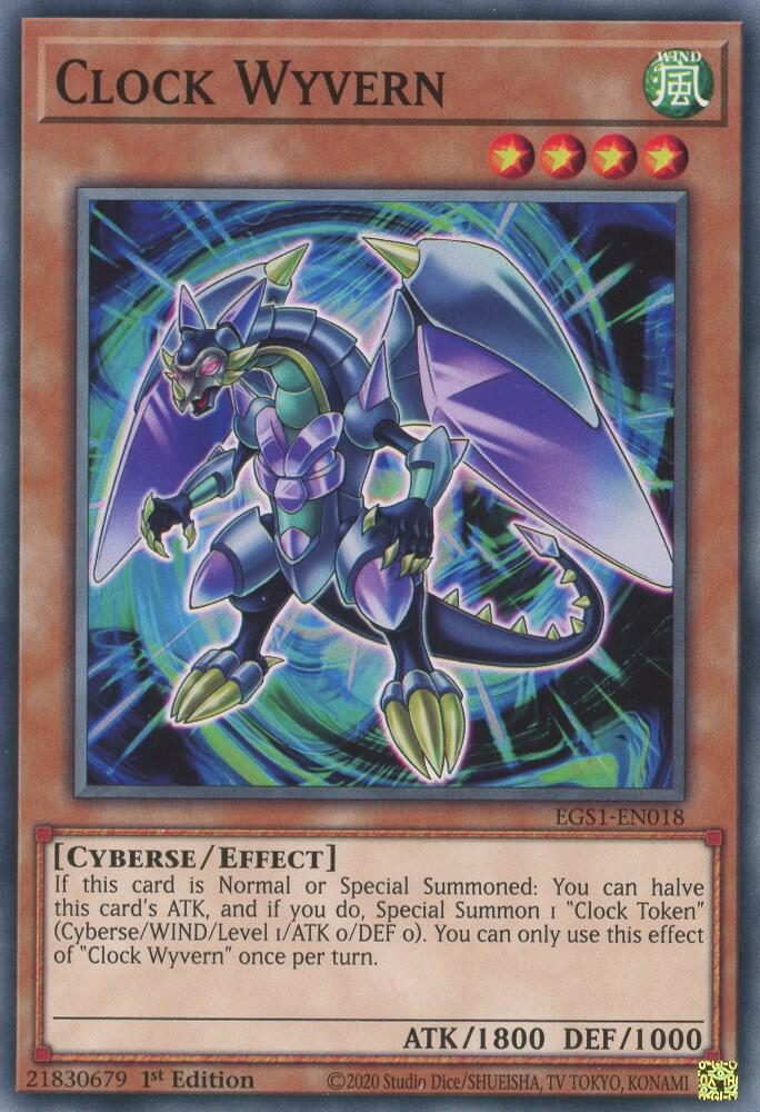 Clock Wyvern (1st Edition) card image
