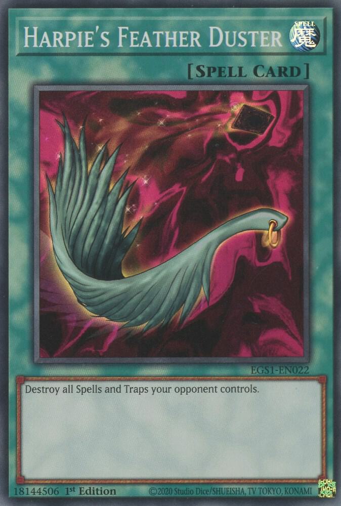 Harpie's Feather Duster (1st Edition) card image