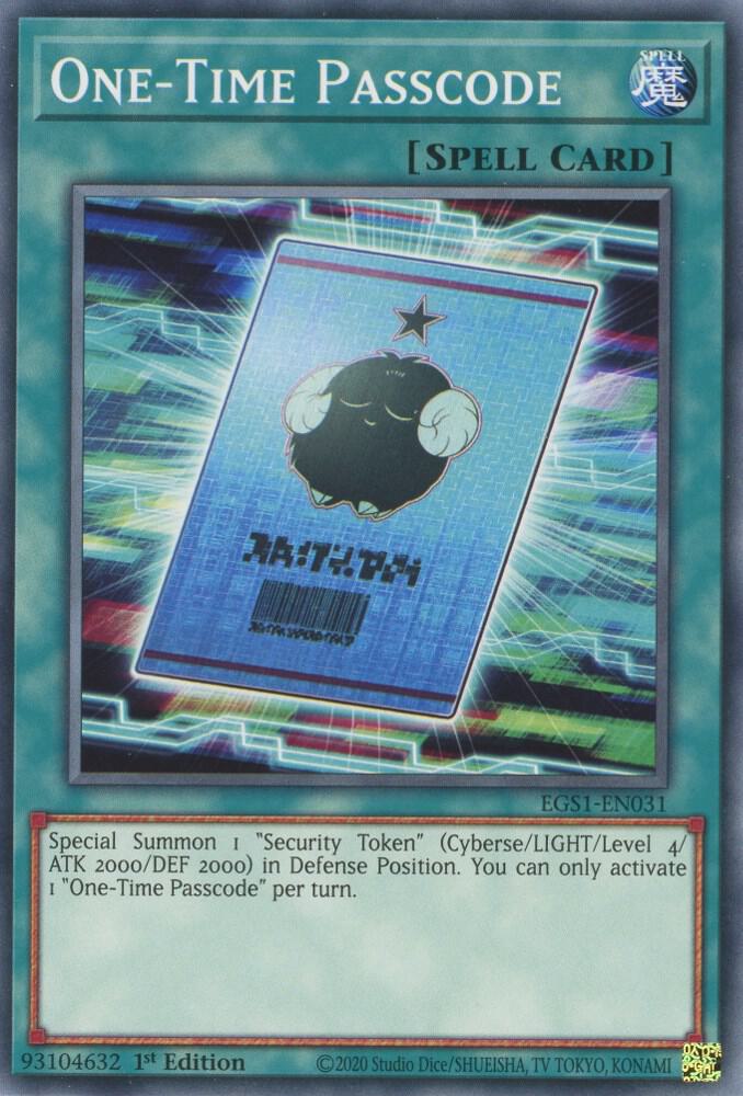 One-Time Passcode (1st Edition) card image