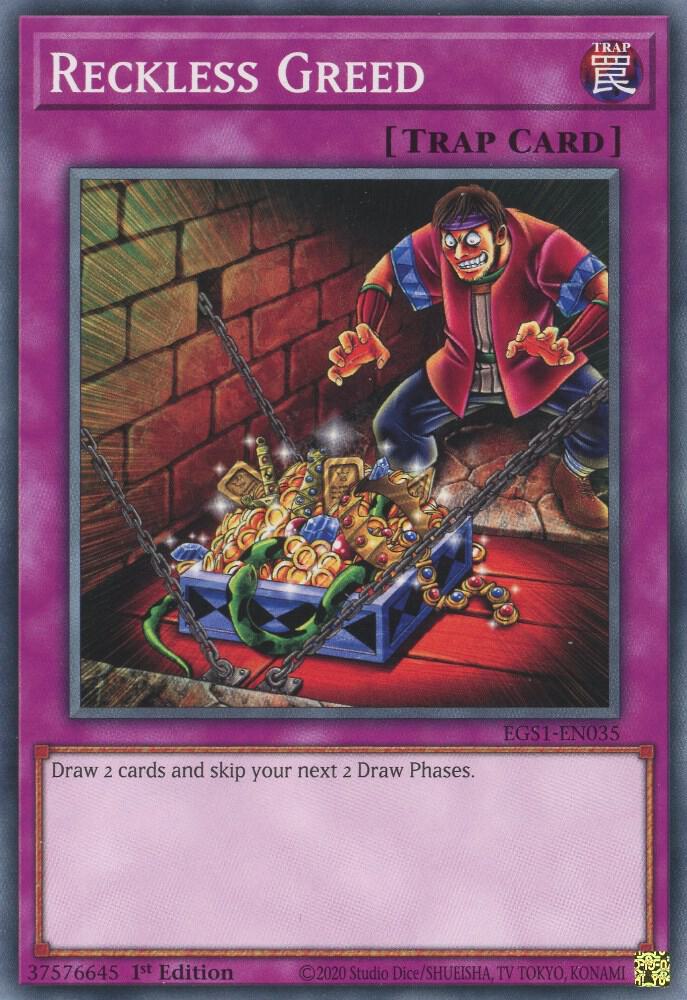 Reckless Greed (1st Edition) card image