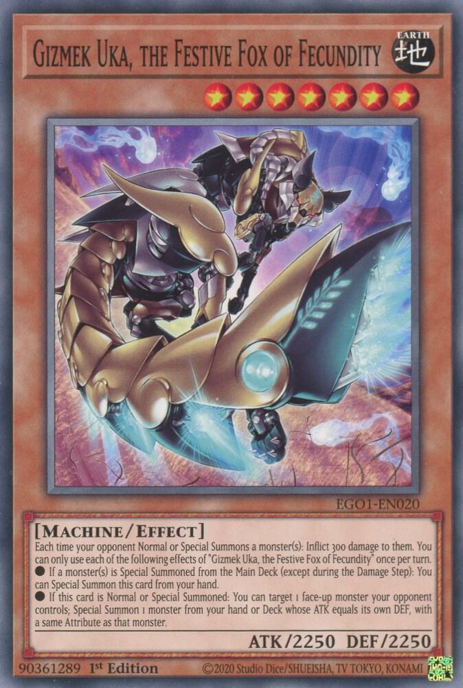 Gizmek Uka, the Festive Fox of Fecundity card image