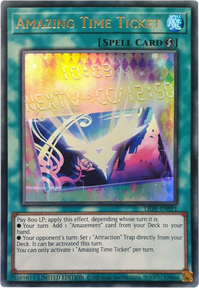 Amazing Time Ticket (LIOV-ENSP1) card image