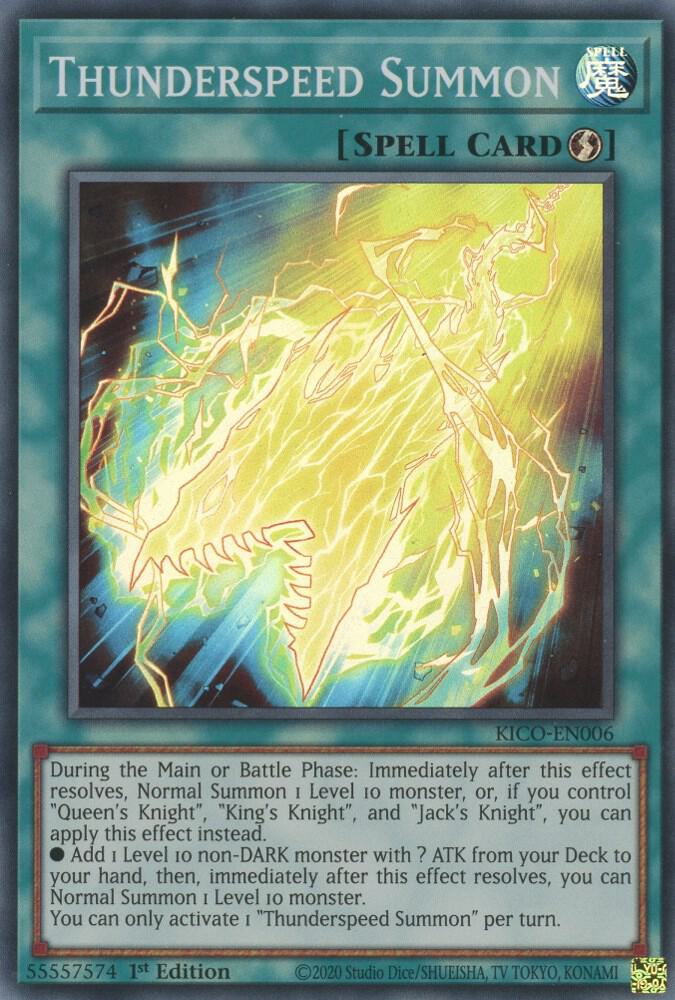 Thunderspeed Summon card image