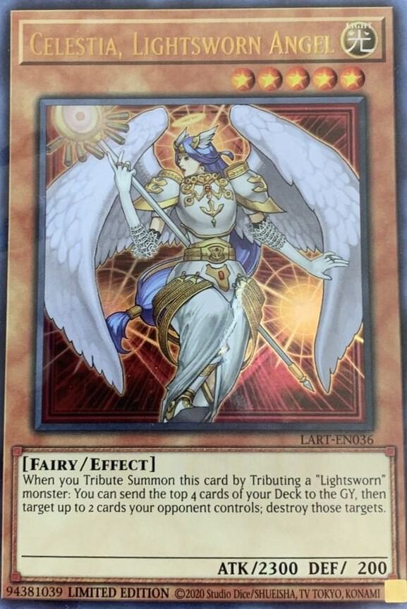 Celestia, Lightsworn Angel card image