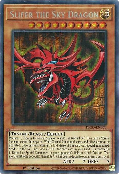 Slifer the Sky Dragon (Secret Pharaoh's Rare) card image