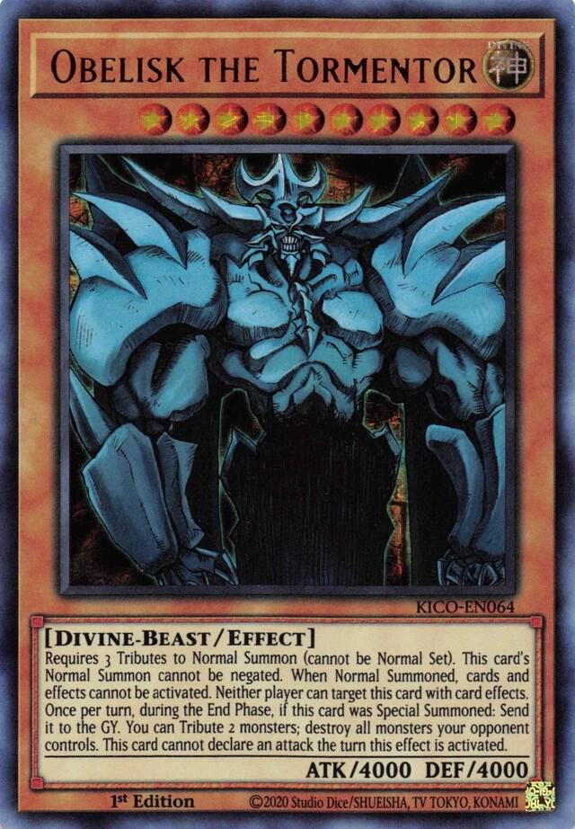 Obelisk the Tormentor (Ultra Pharaoh's Rare) card image