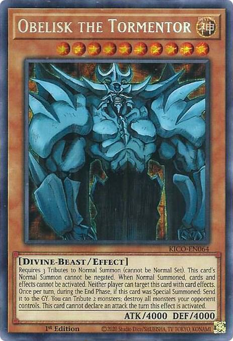 Obelisk the Tormentor (Secret Pharaoh's Rare) card image