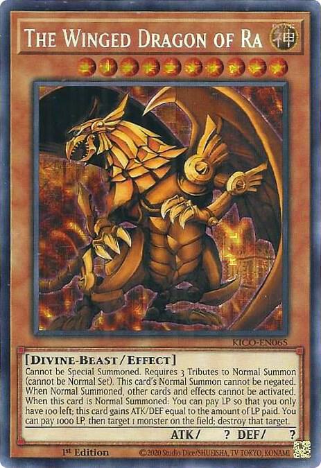 The Winged Dragon of Ra (Secret Pharaoh's Rare) card image