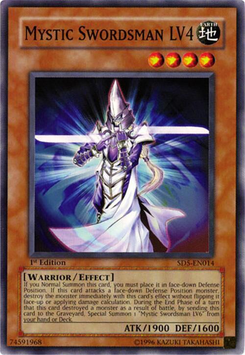 Mystic Swordsman LV4 card image