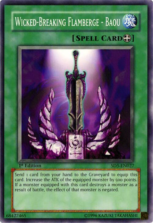 Wicked-Breaking Flamberge - Baou card image