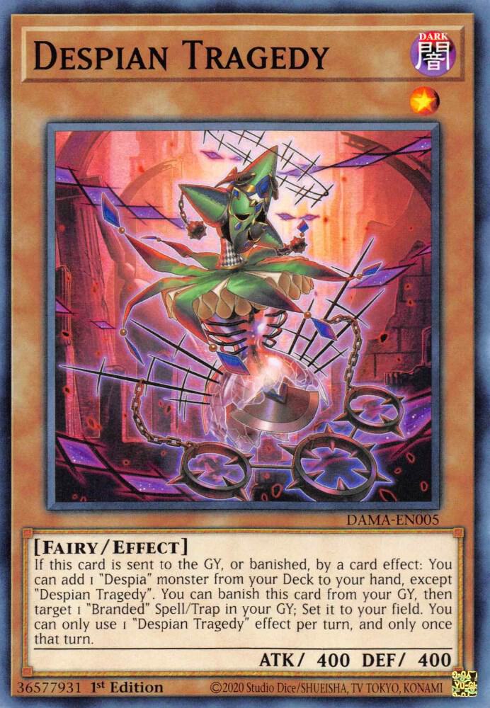 Despian Tragedy (1st Edition) card image