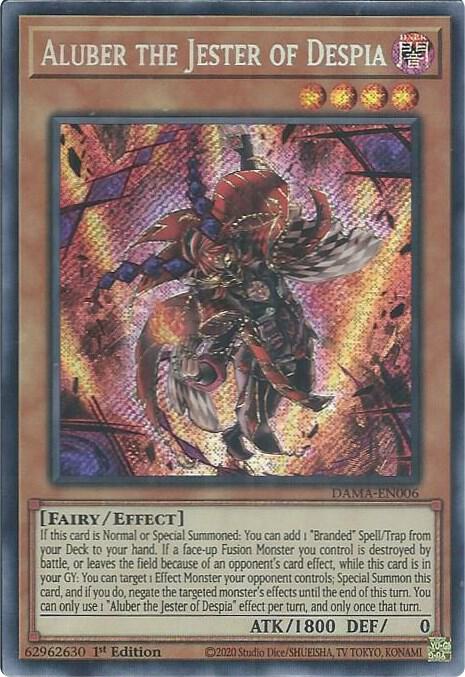 Aluber the Jester of Despia (1st Edition) card image