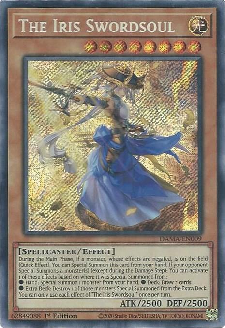 The Iris Swordsoul (1st Edition) card image