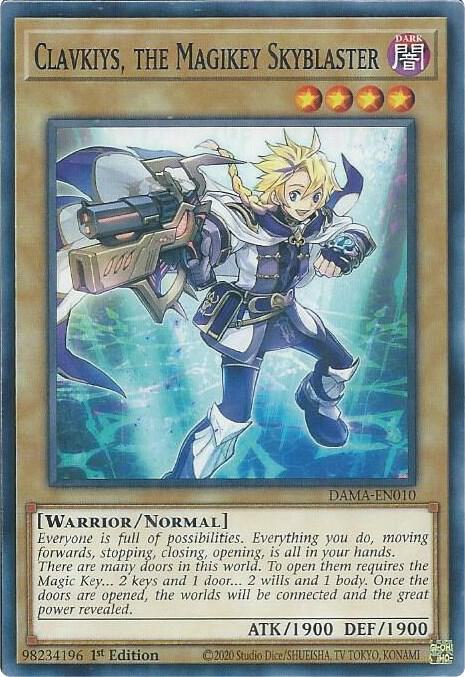 Clavkiys, the Magikey Skyblaster (1st Edition) card image