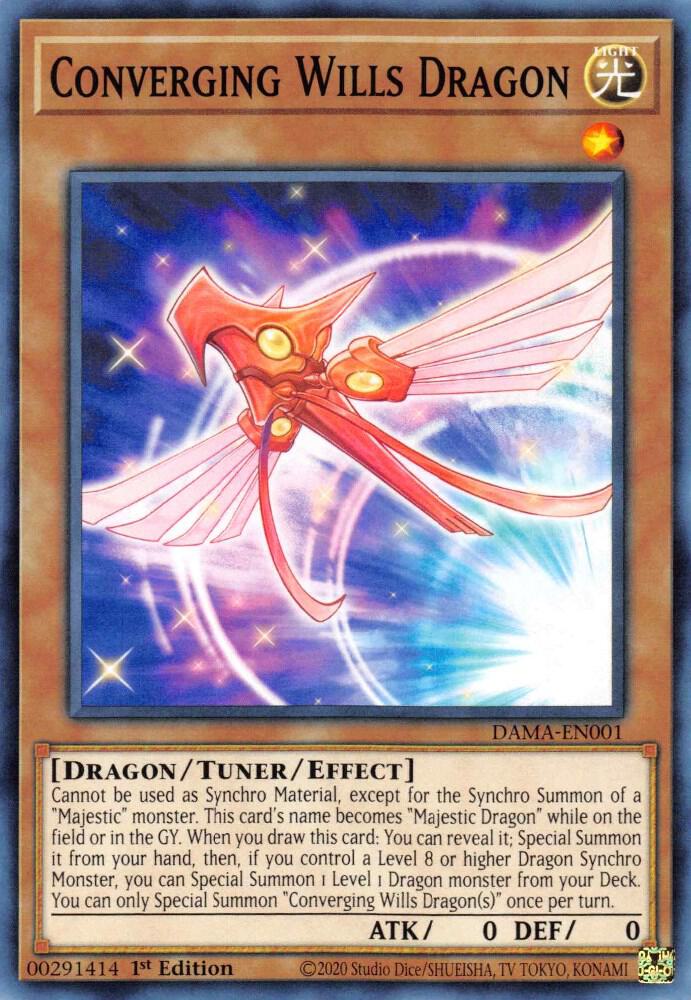 Converging Wills Dragon (1st Edition) card image