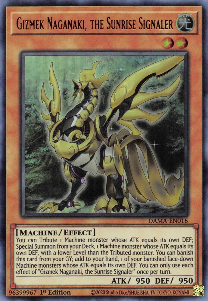 Gizmek Naganaki, the Sunrise Signaler (1st Edition) card image