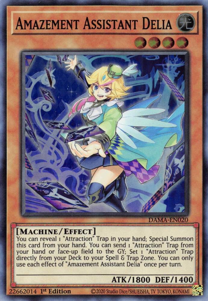 Amazement Assistant Delia (1st Edition) card image