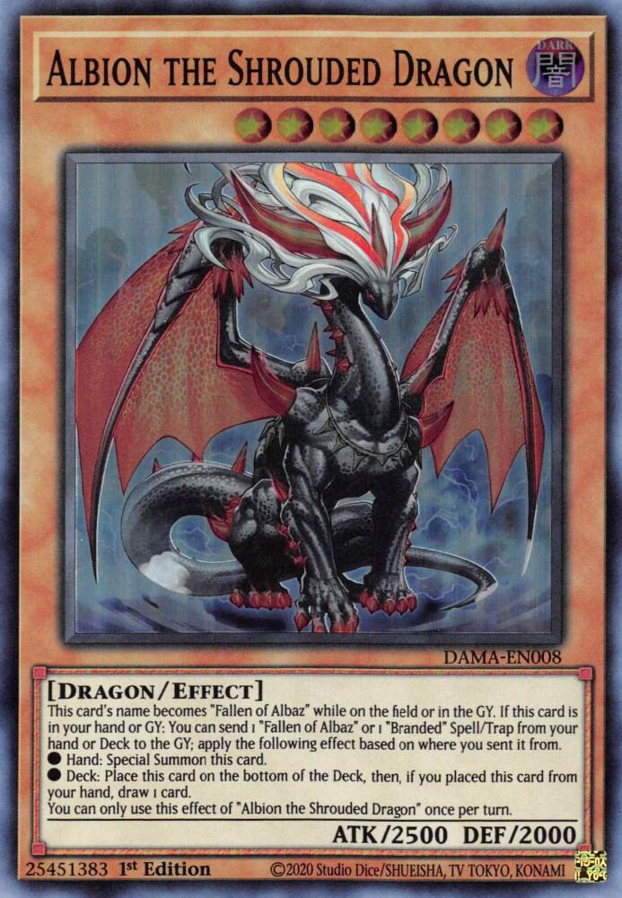 Albion the Shrouded Dragon (1st Edition) card image