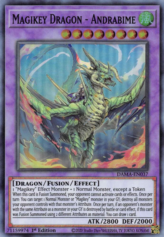 Magikey Dragon - Andrabime (1st Edition) card image