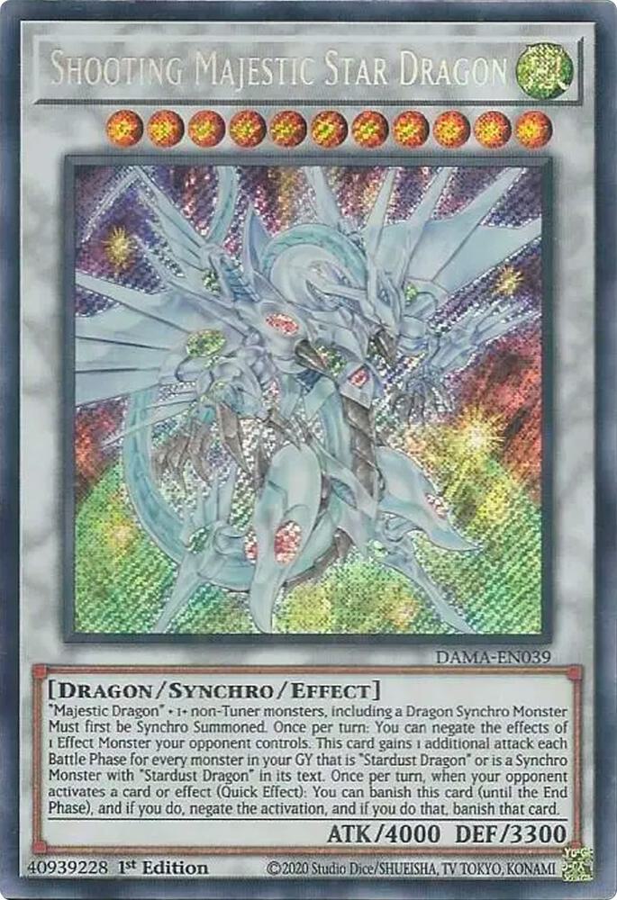 Shooting Majestic Star Dragon (1st Edition) card image