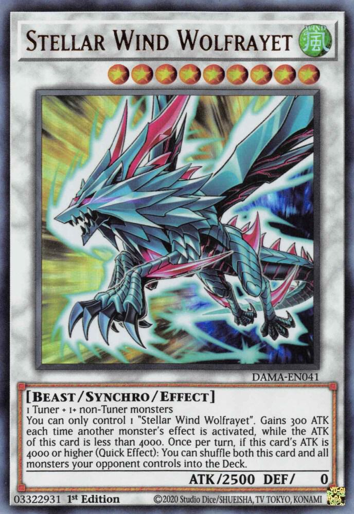 Stellar Wind Wolfrayet (1st Edition) card image