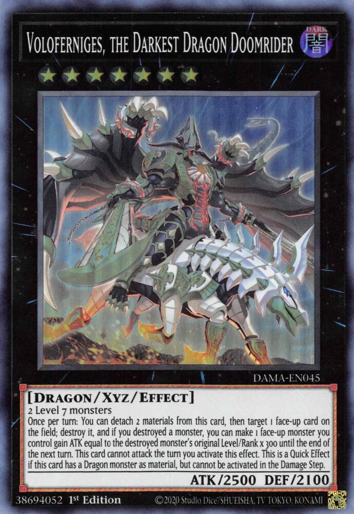 Voloferniges, the Darkest Dragon Doomrider (1st Edition) card image