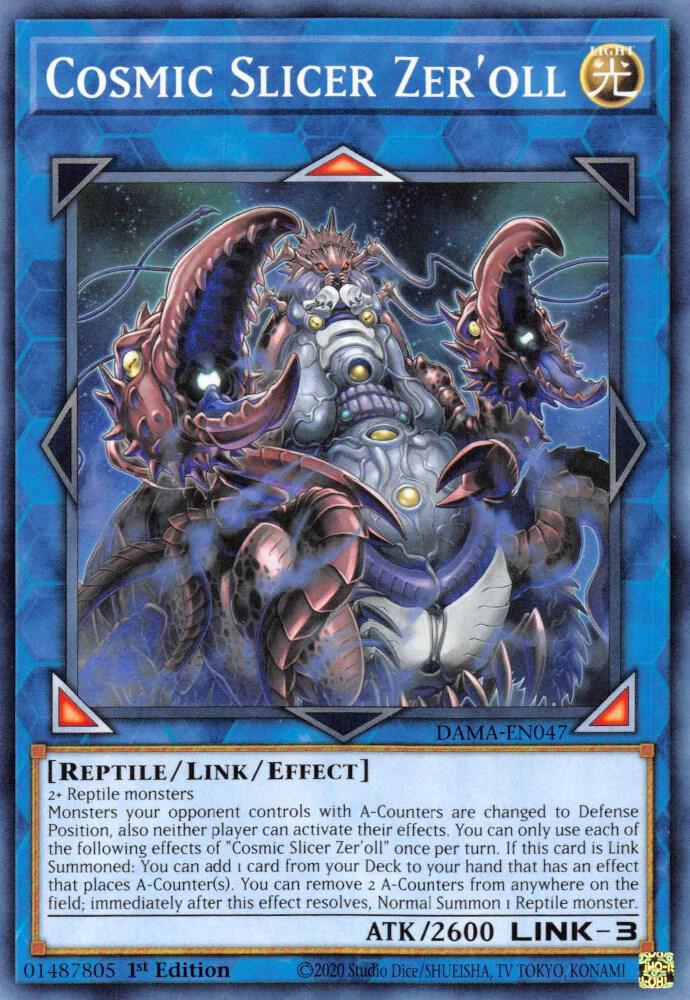Cosmic Slicer Zer'oll (1st Edition) card image