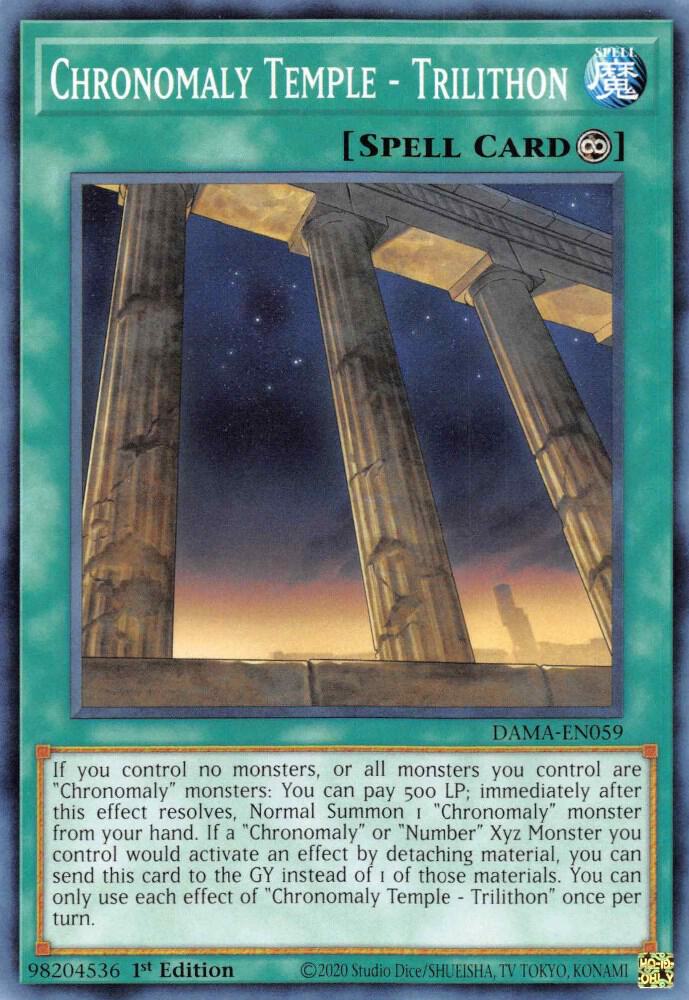 Chronomaly Temple - Trilithon (1st Edition) card image