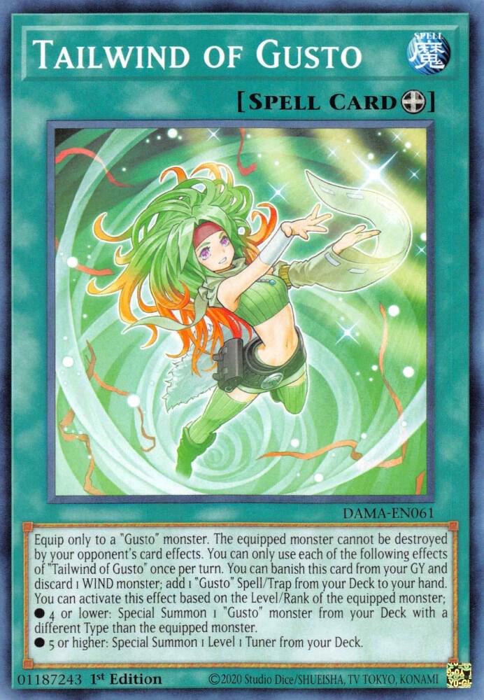 Tailwind of Gusto (1st Edition) card image