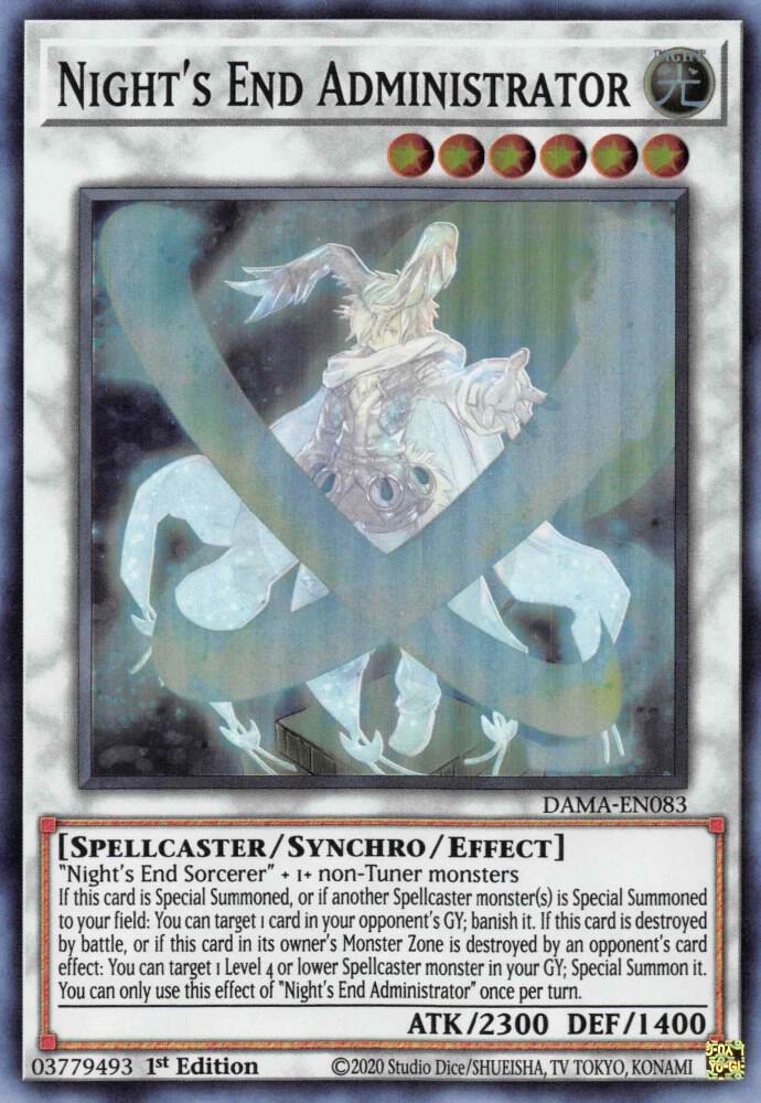 Night's End Administrator (1st Edition) card image