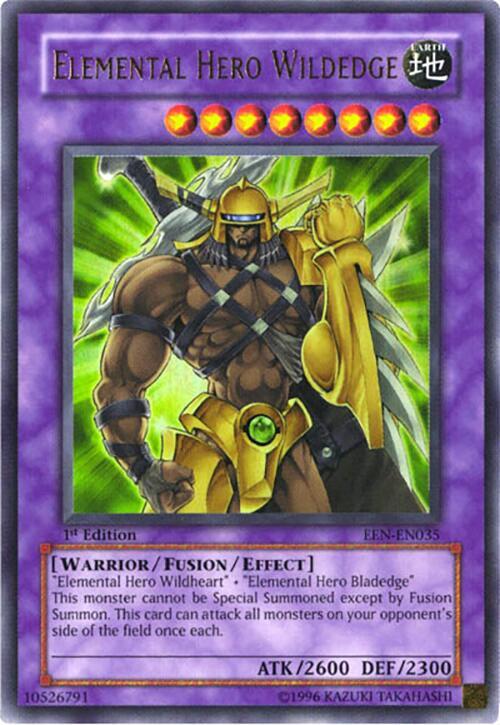 Elemental Hero Wildedge (1st Edition) card image