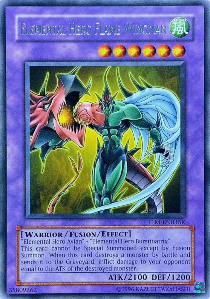 Elemental HERO Flame Wingman (TLM-EN035K) card image