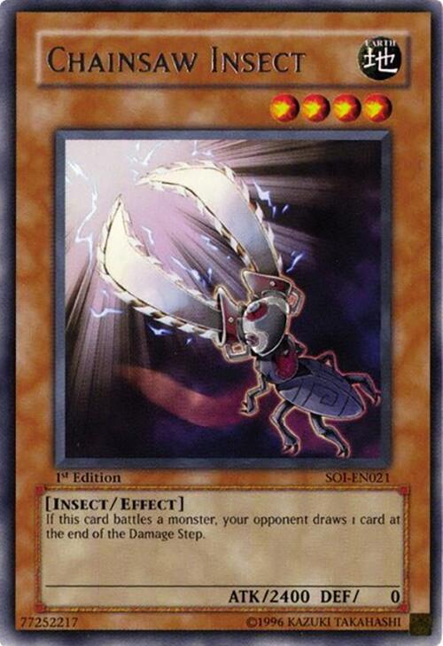 Chainsaw Insect card image