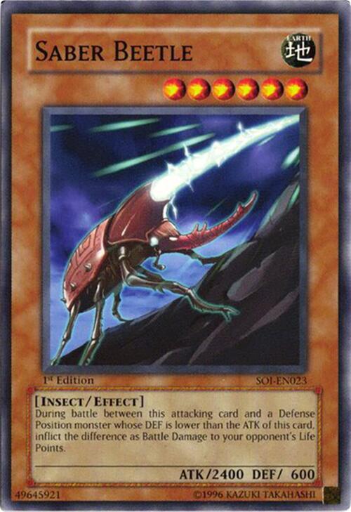 Saber Beetle card image