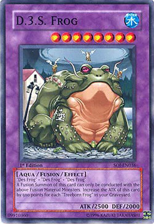 D.3.S. Frog card image