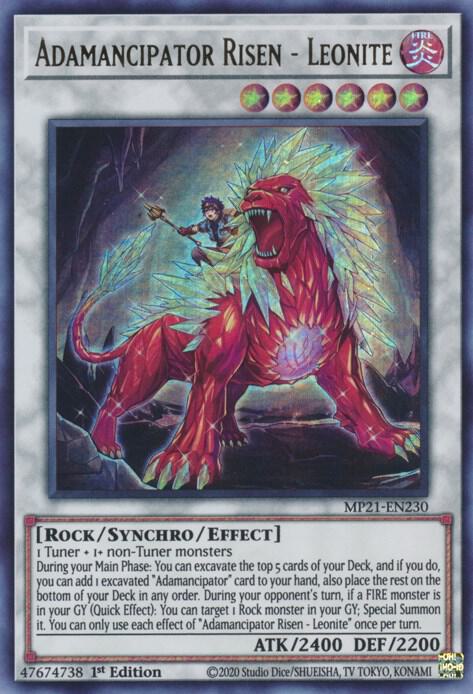 Adamancipator Risen - Leonite card image