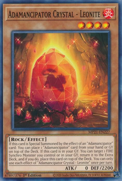 Adamancipator Crystal - Leonite card image