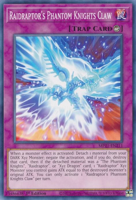 Raidraptor's Phantom Knights Claw card image