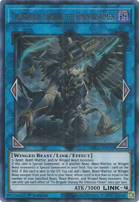 Tri-Brigade Shuraig the Ominous Omen card image
