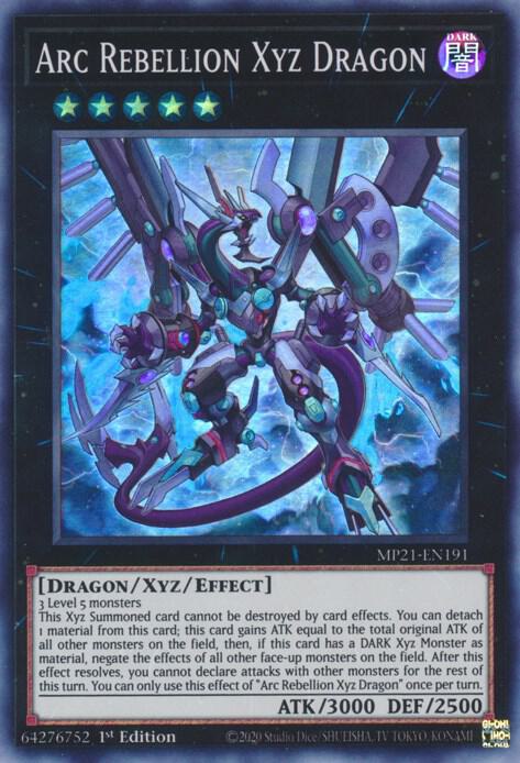 Arc Rebellion Xyz Dragon card image