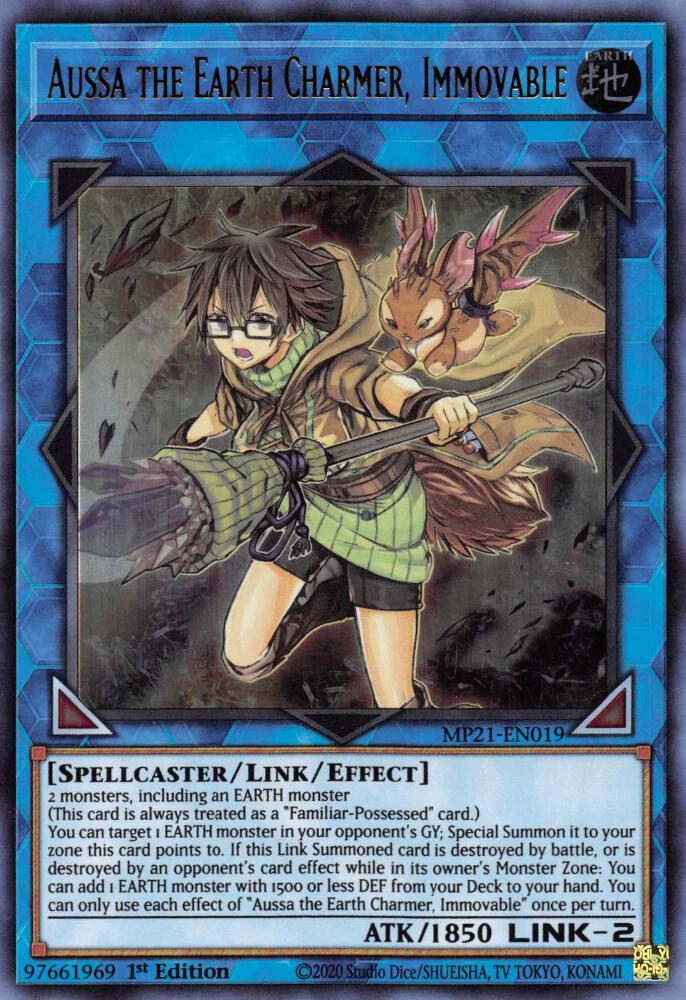 Aussa the Earth Charmer, Immovable card image